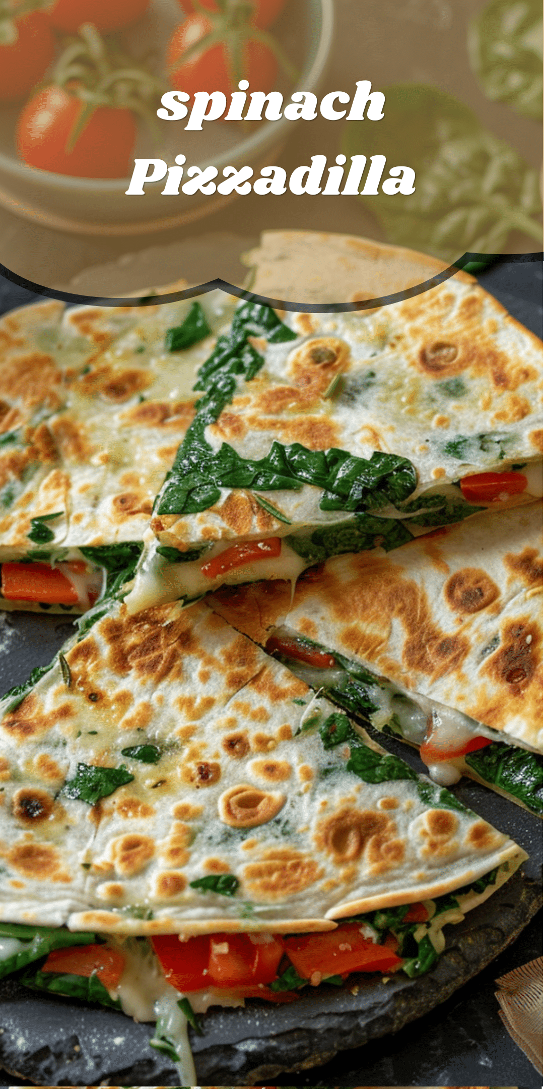 Spinach Pizzadilla