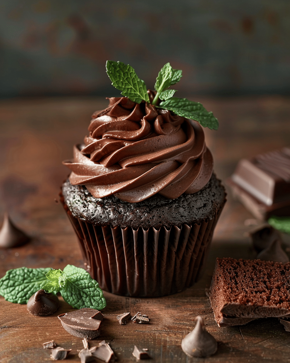 Chocolate Mint Cupcakes