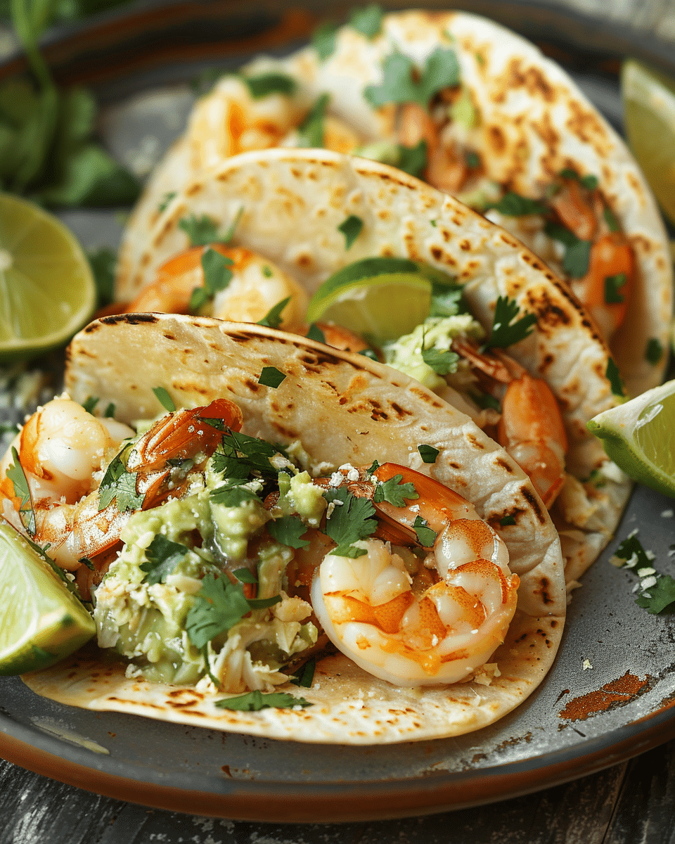 Cilantro Lime Shrimp Tacos