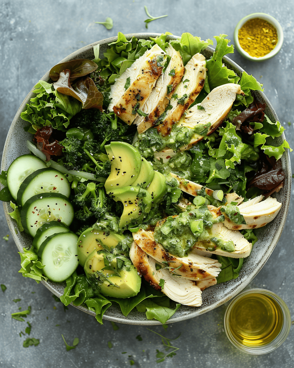 Green Goddess Chicken Salad