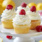 Lemon Cupcakes with Raspberry