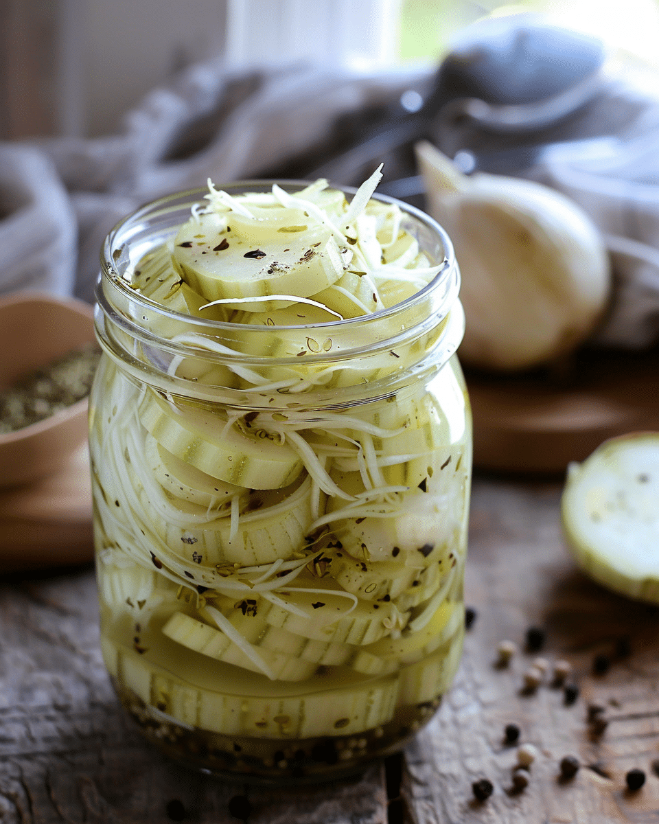 Pickled Kohlrabi