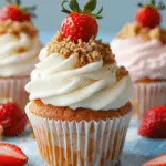 Strawberry Crunch Cupcakes