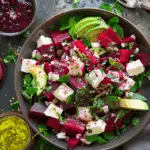 Beet, Avocado and Feta Salad