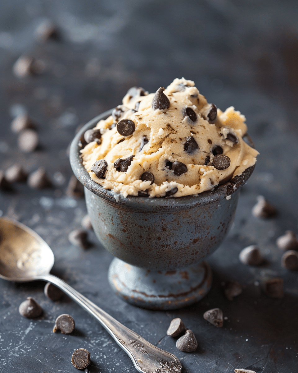 Easy Edible Cookie Dough for One