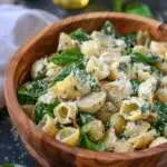Spinach Artichoke Pasta Salad