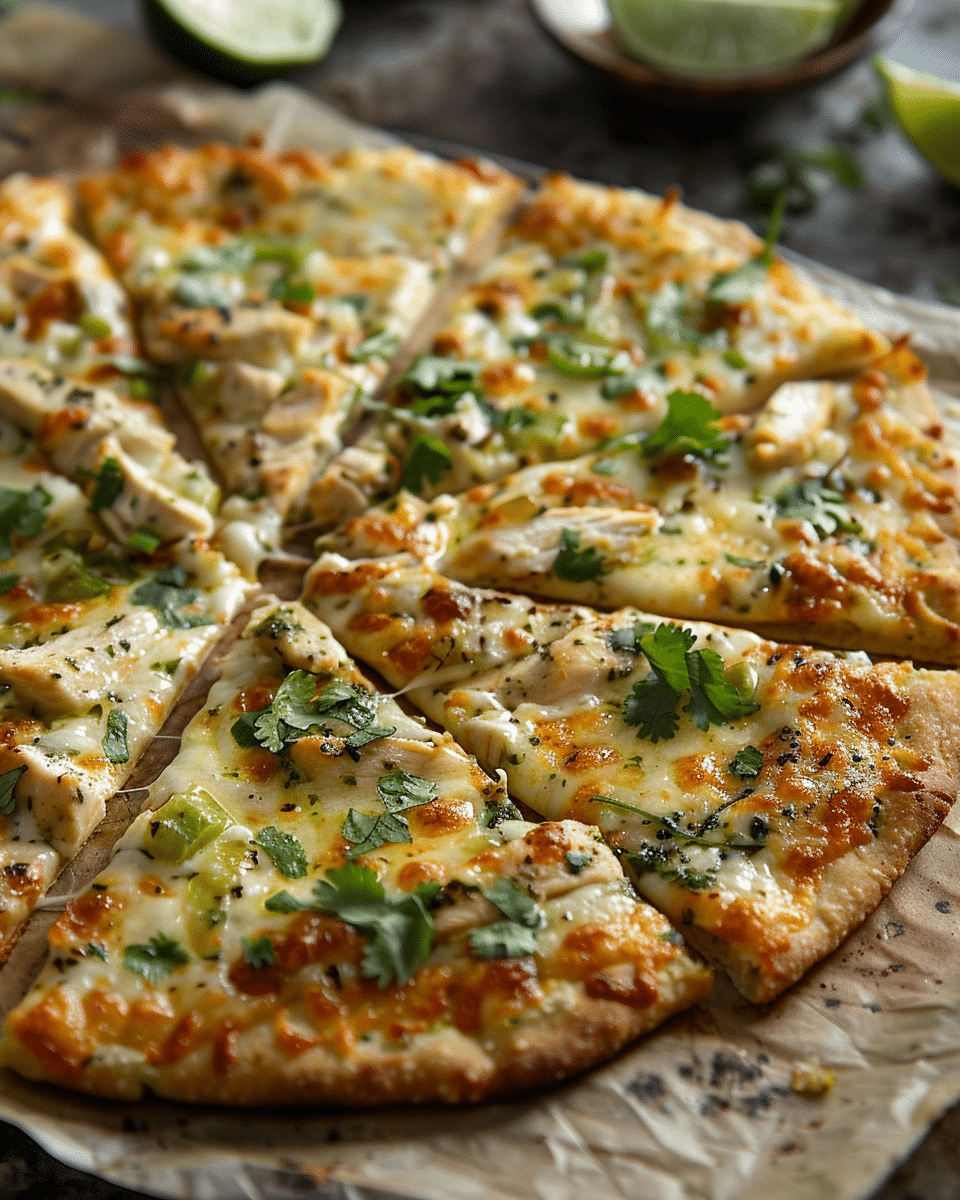 Cilantro Lime Chicken Pizza