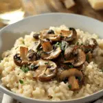 Mushroom Risotto with Beef