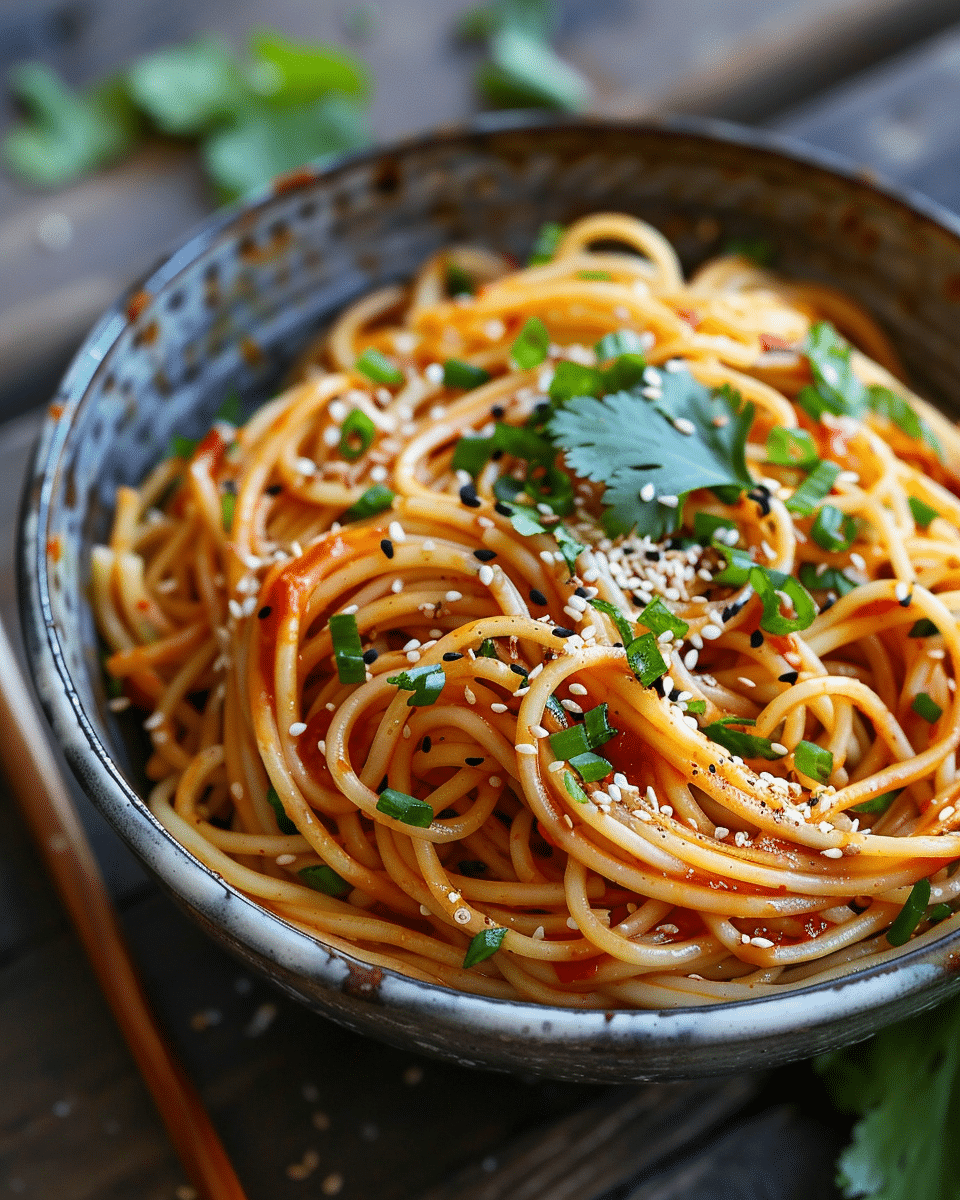 Spicy Szechuan Noodles