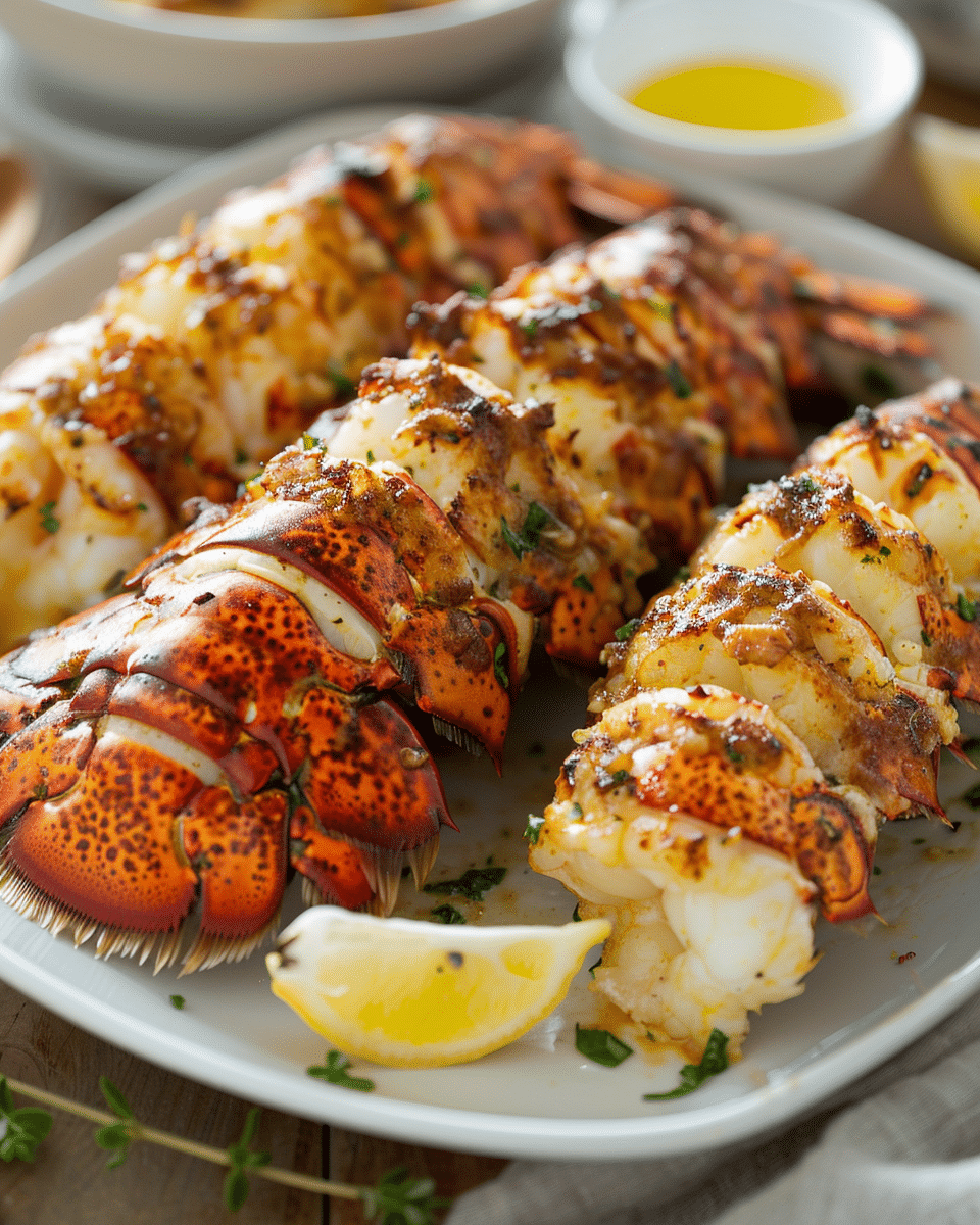 Broiled Lobster Tails
