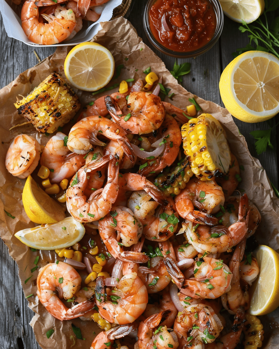 Easy Grilled Shrimp Boil
