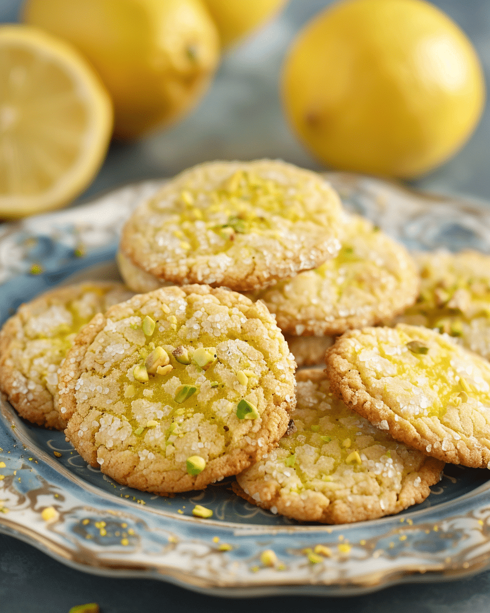 Lemon Pistachio Cookies