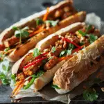Lemongrass Tofu Banh Mi Sandwiches
