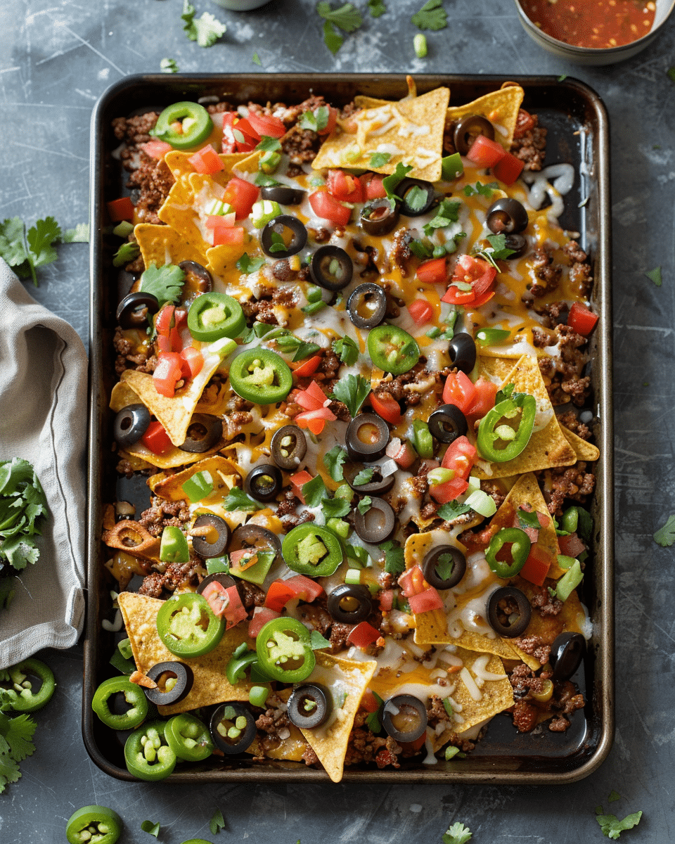 Sliding Sheet Pan Nachos
