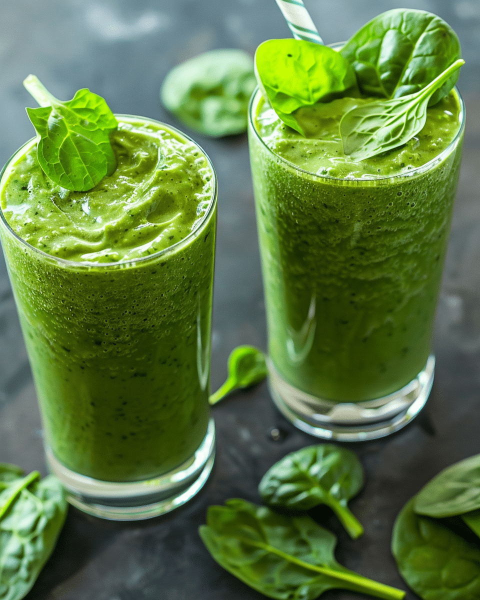 Spinach Greek Yogurt Smoothie