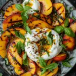 Grilled Peach and Burrata Salad