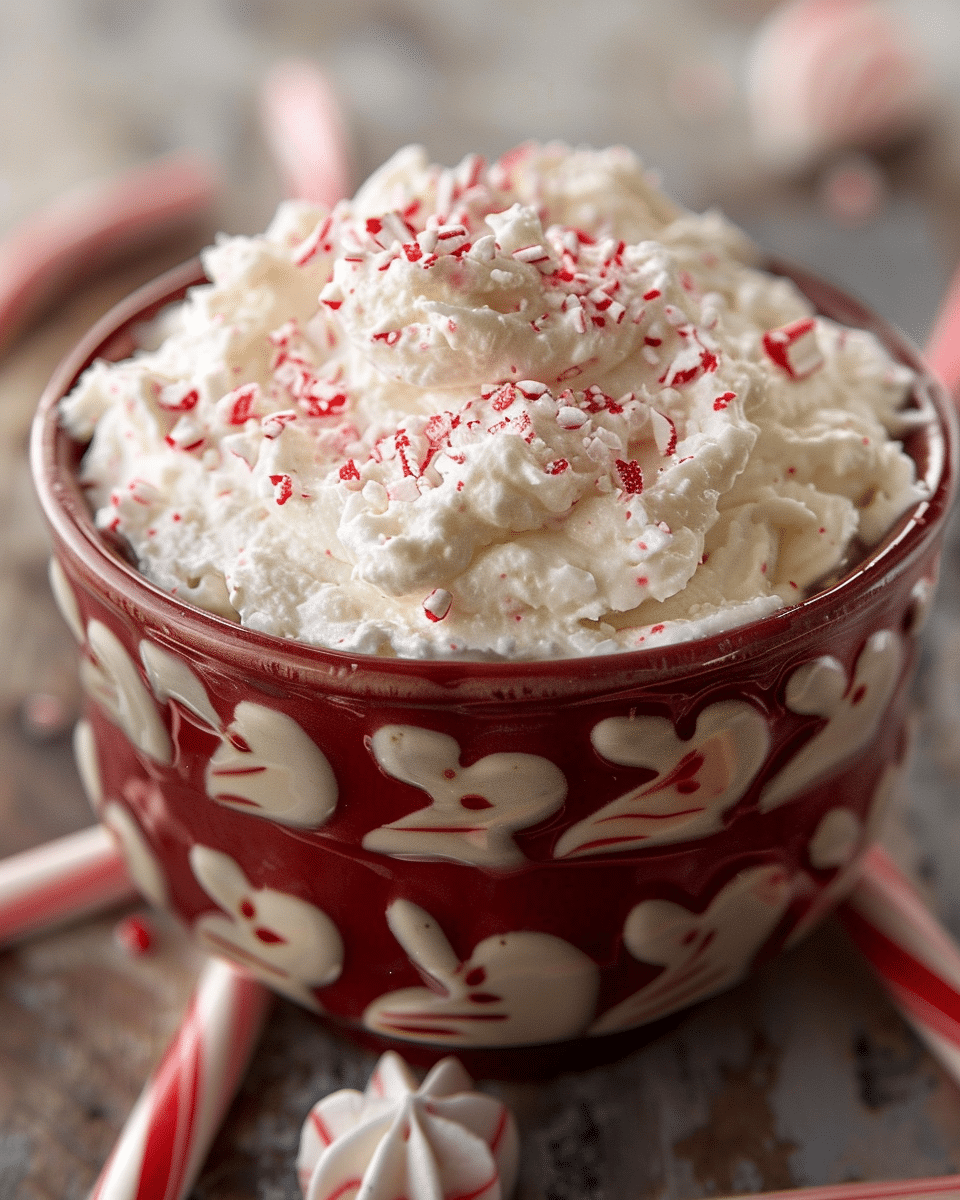 Peppermint Fluff Dip