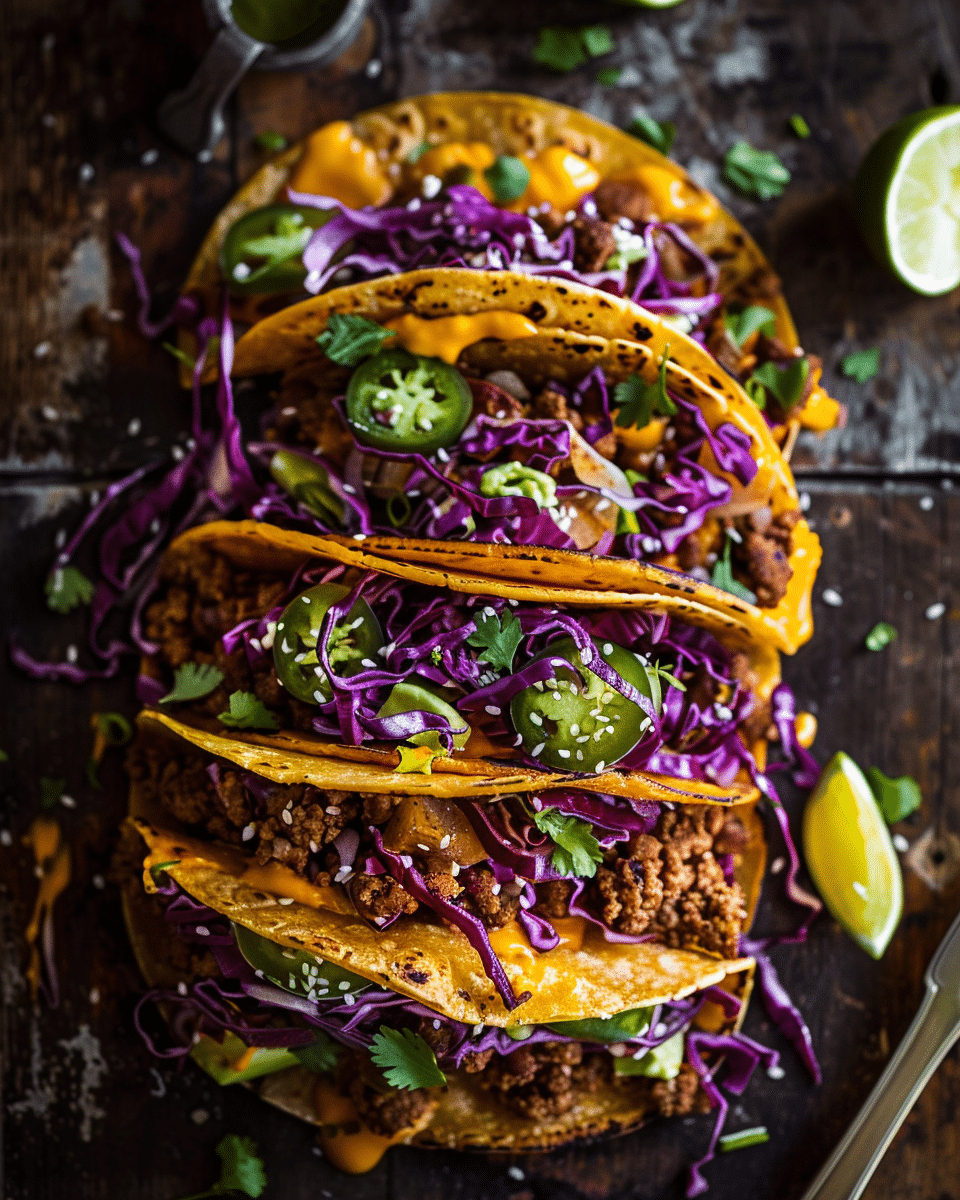 Smash Burger Tacos