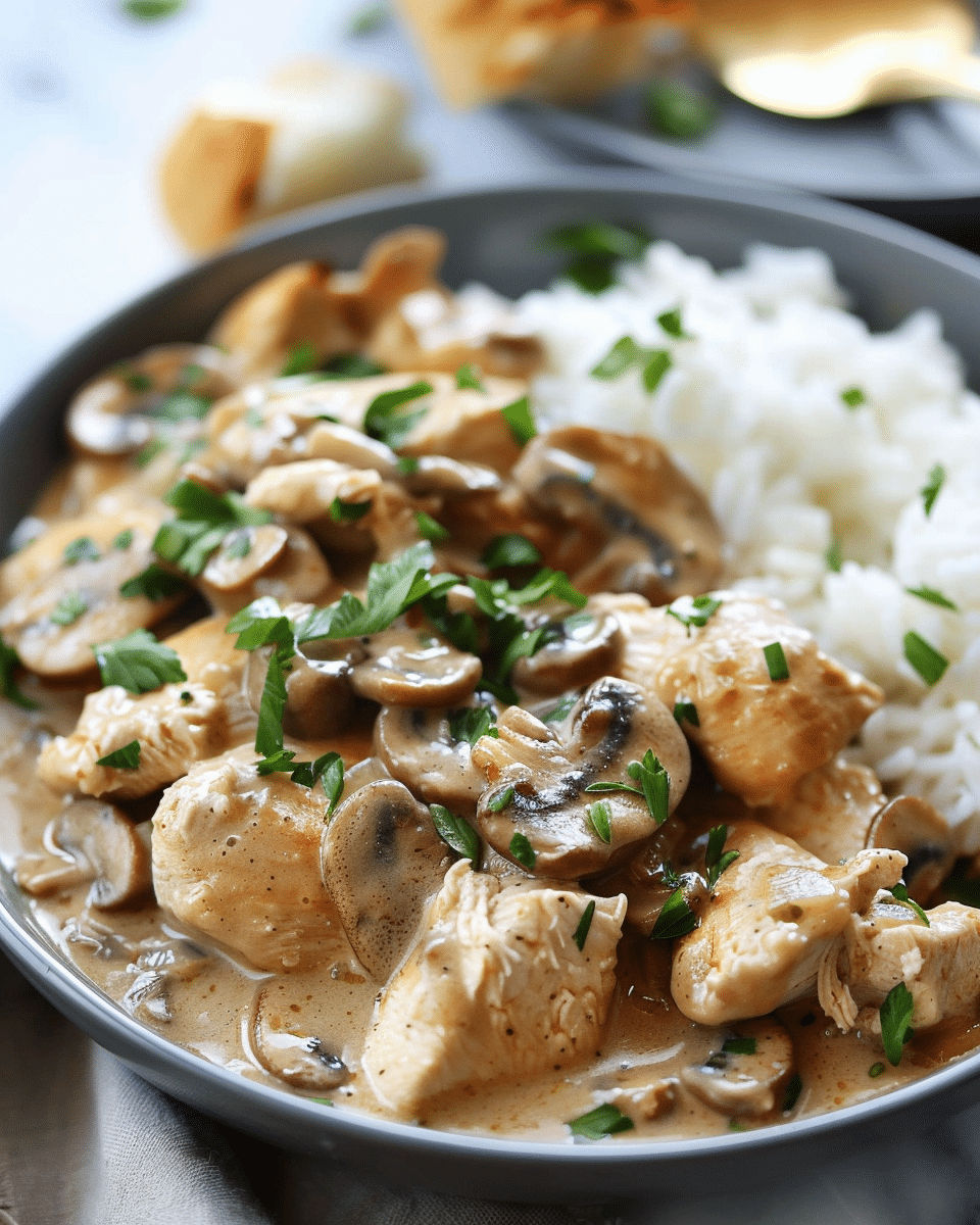 Creamy Mushroom Chicken