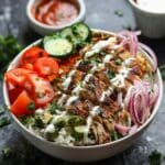 Crockpot Chicken Shawarma Bowl