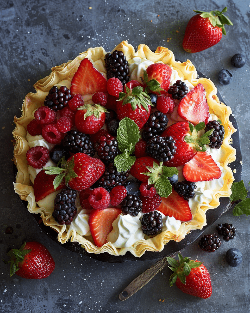 Phyllo Fruit Tart