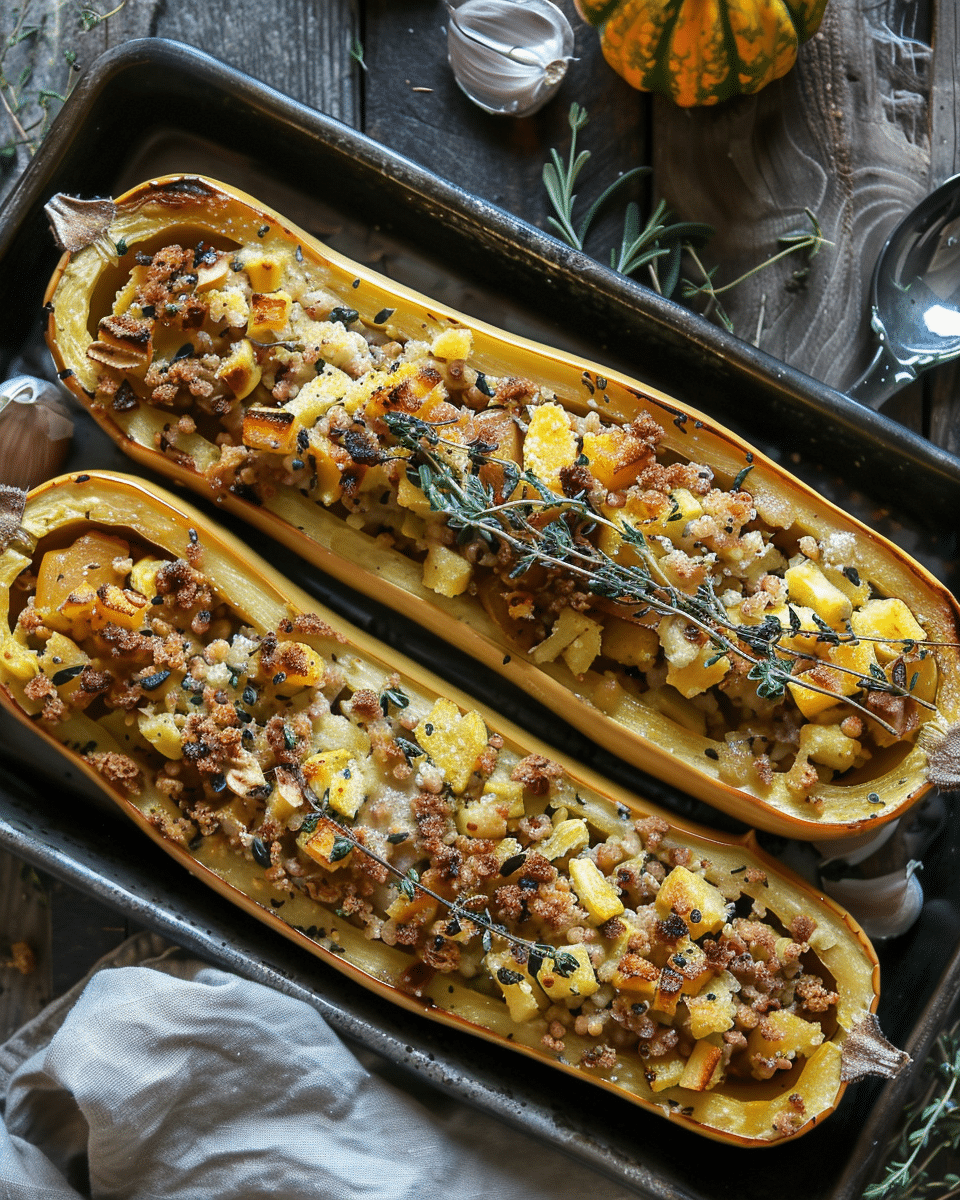 Stuffed Delicata Squash