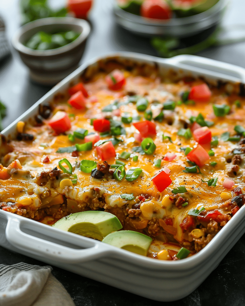 Taco Potato Casserole