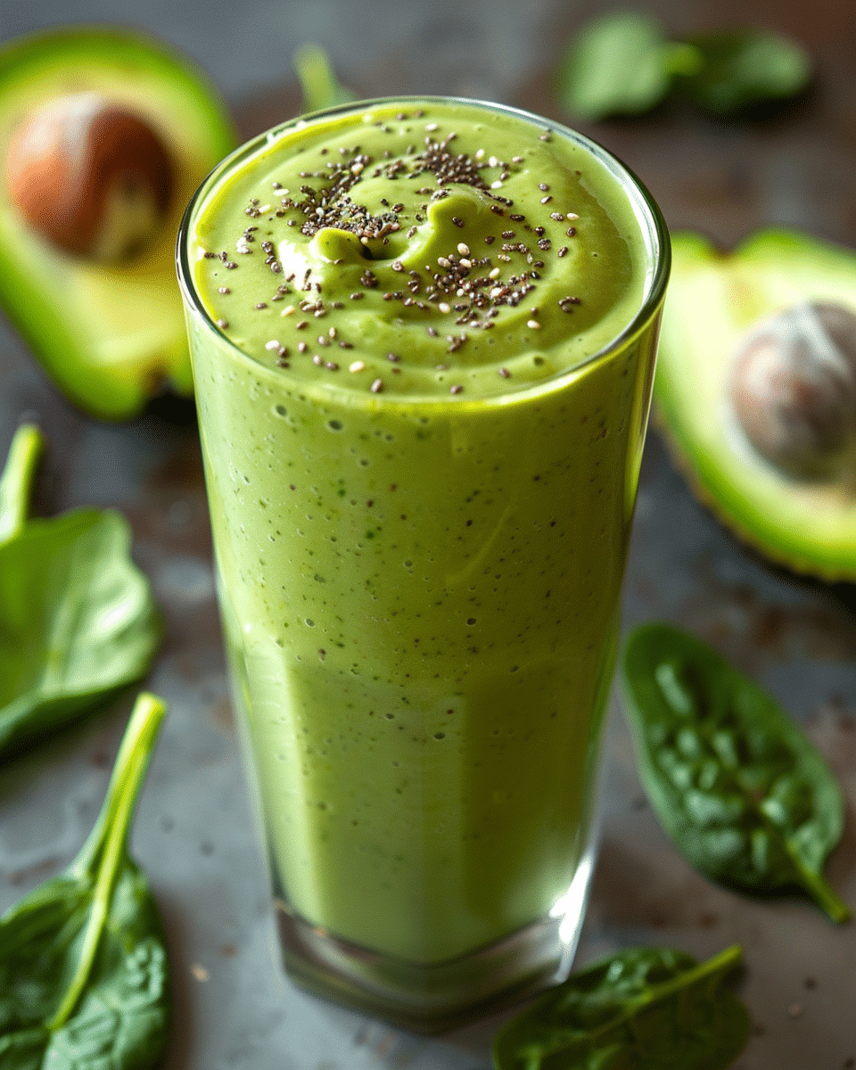 Avocado Spinach Smoothie