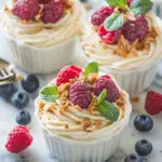 Healthy No Bake Cheesecake Cups