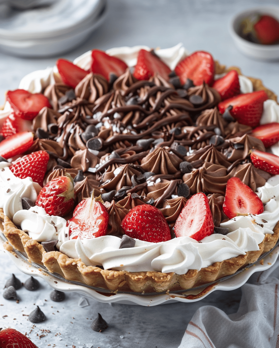 Chocolate Strawberry Pie