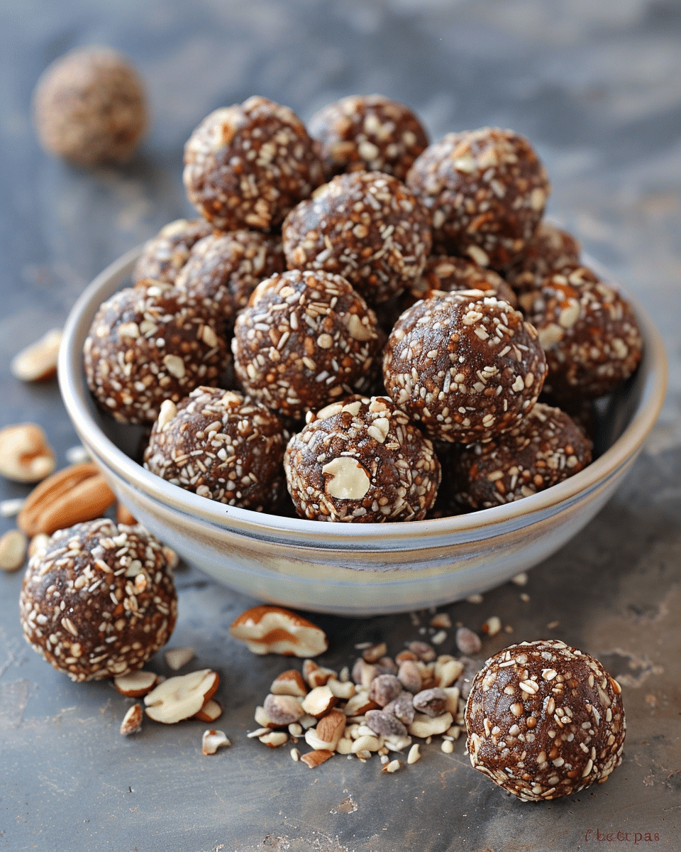 Chocolate Nut Energy Balls