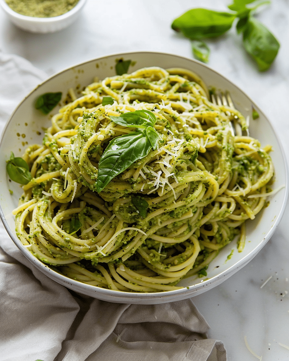 Avocado Pesto Pasta