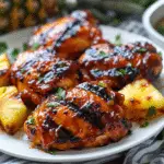 Pineapple BBQ Chicken with Pineapple
