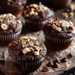 Chocolate Peanut Butter Banana Muffins Recipe