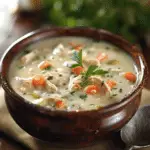 Creamy Garlic Chicken Soup