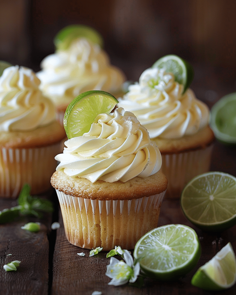 Honey Lime Cupcakes