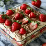 No-Bake Strawberry Tiramisu