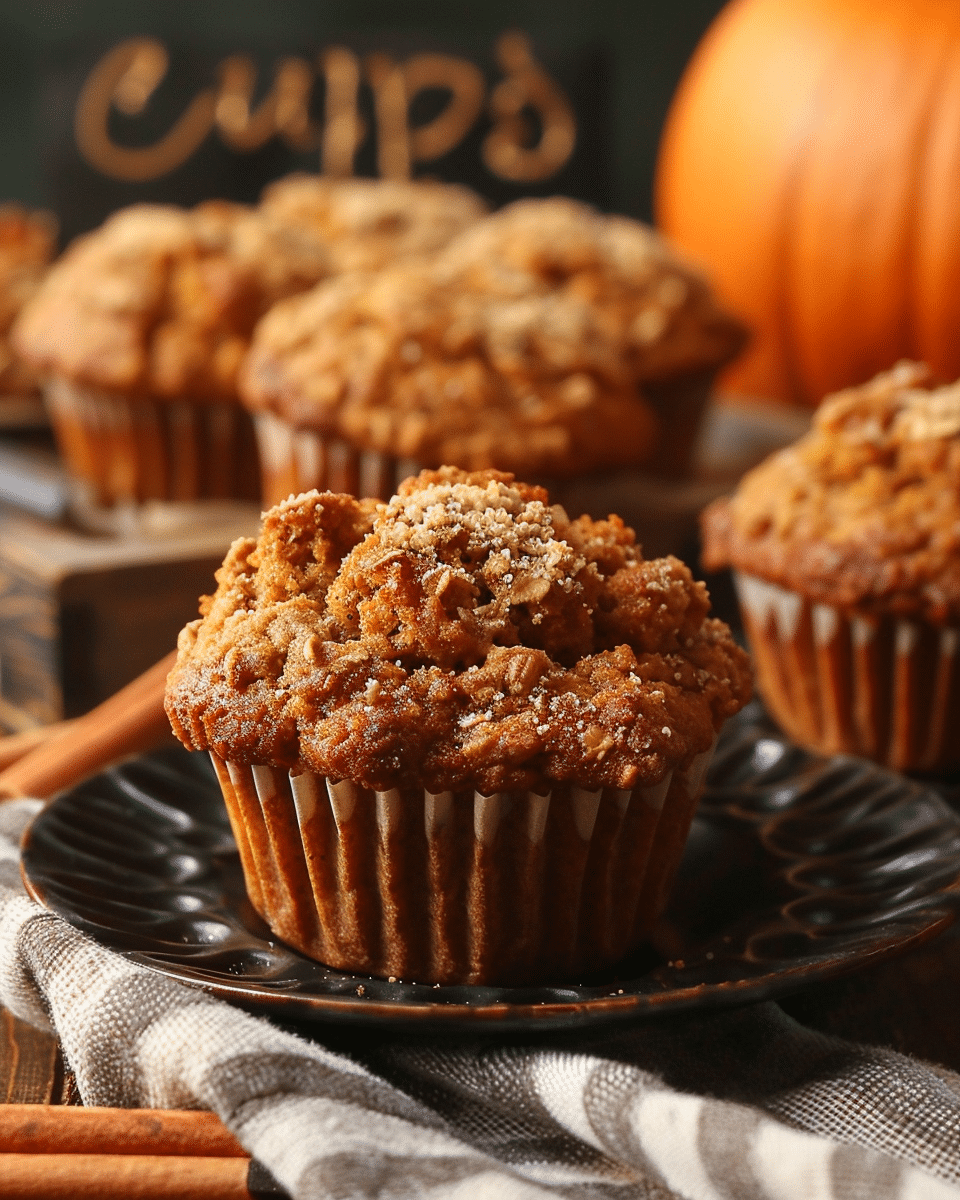 Oatmeal Pumpkin Muffins