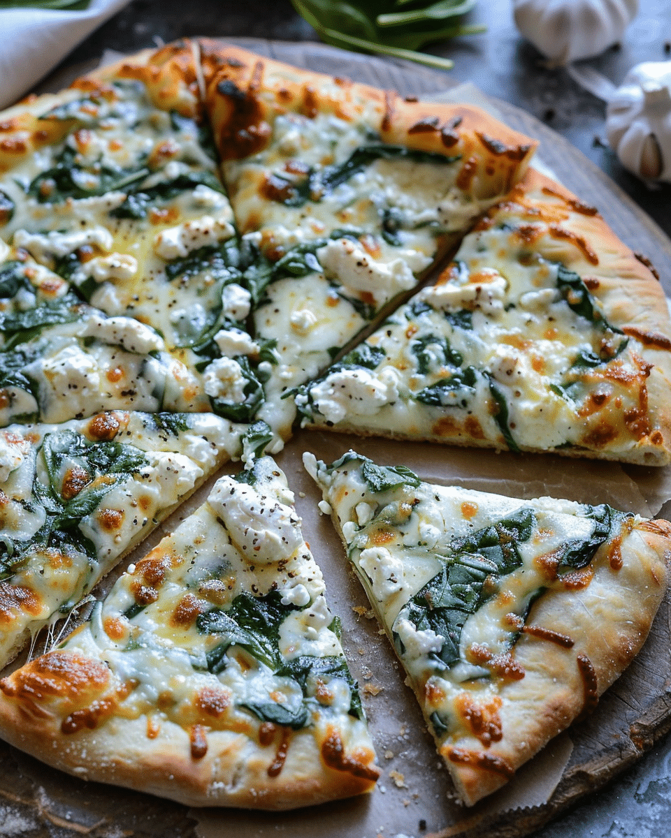 Ricotta Spinach Pizza