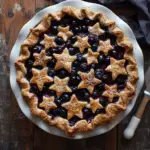 Blueberry Pie With Stars