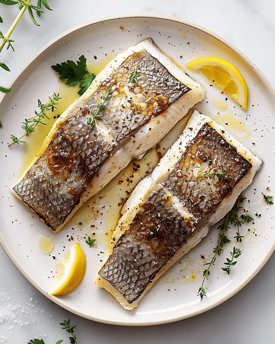 Pan-Seared Striped Bass