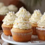 Cupcakes with Coconut Cream Cheese Buttercream