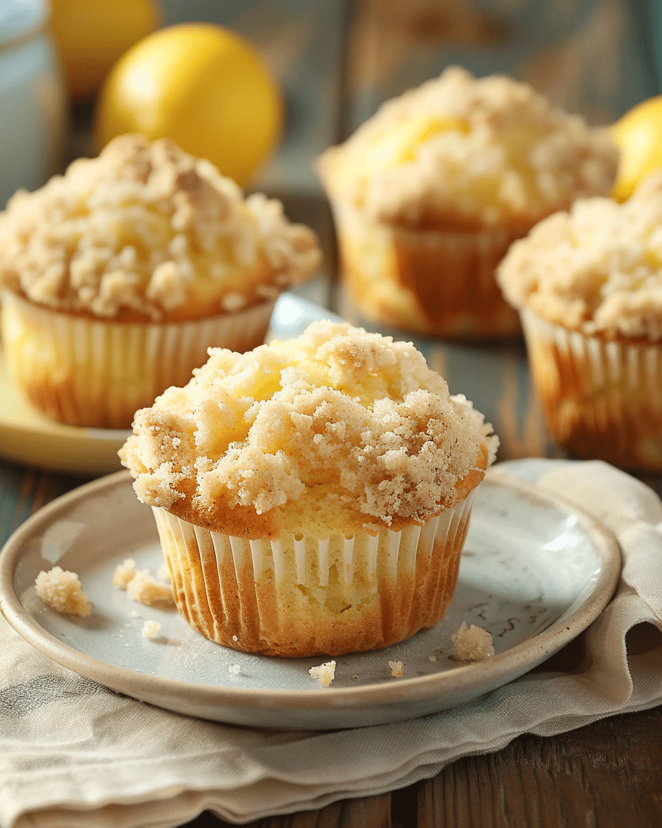 Lemon Crumb Muffins Recipe