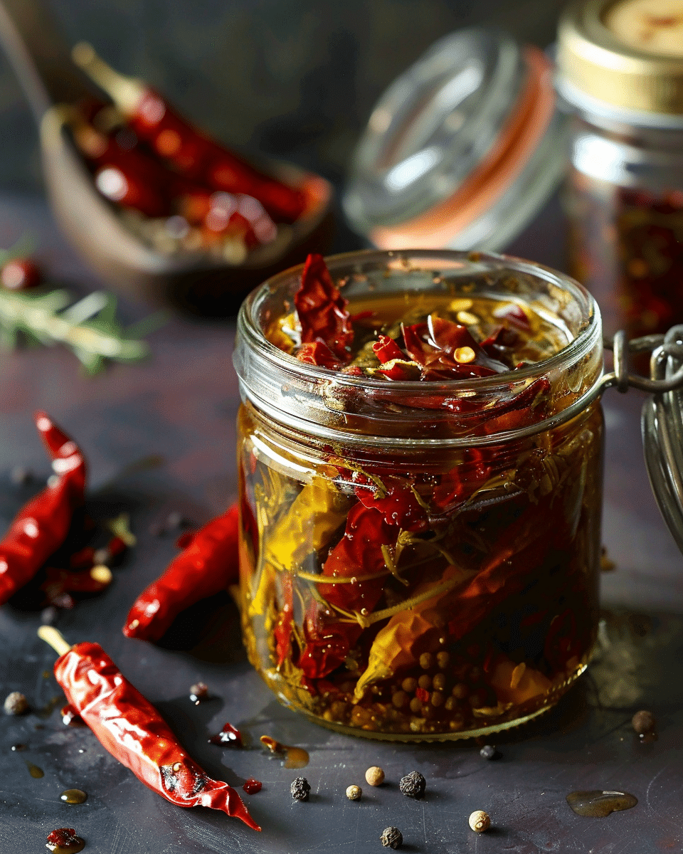 Preserved Chillies in Oil