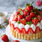 Strawberry Charlotte Cake