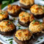 Air Fryer Copycat Red Lobster Stuffed Mushrooms