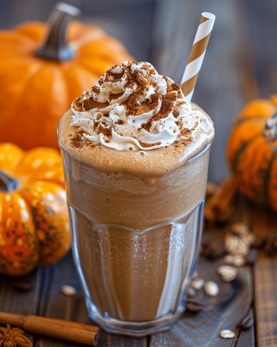 Cold Pumpkin Spice Latte Protein Shake