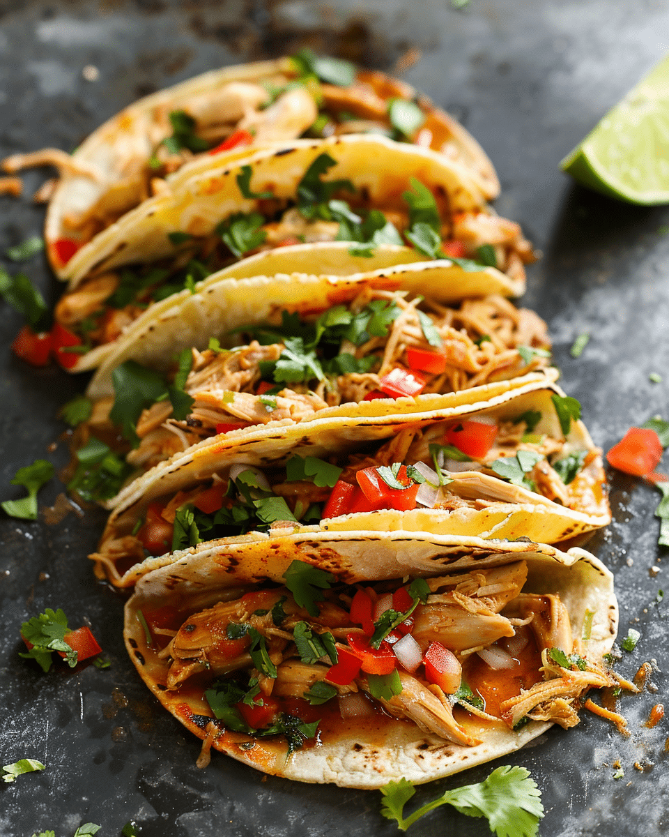Crockpot Chicken Tacos