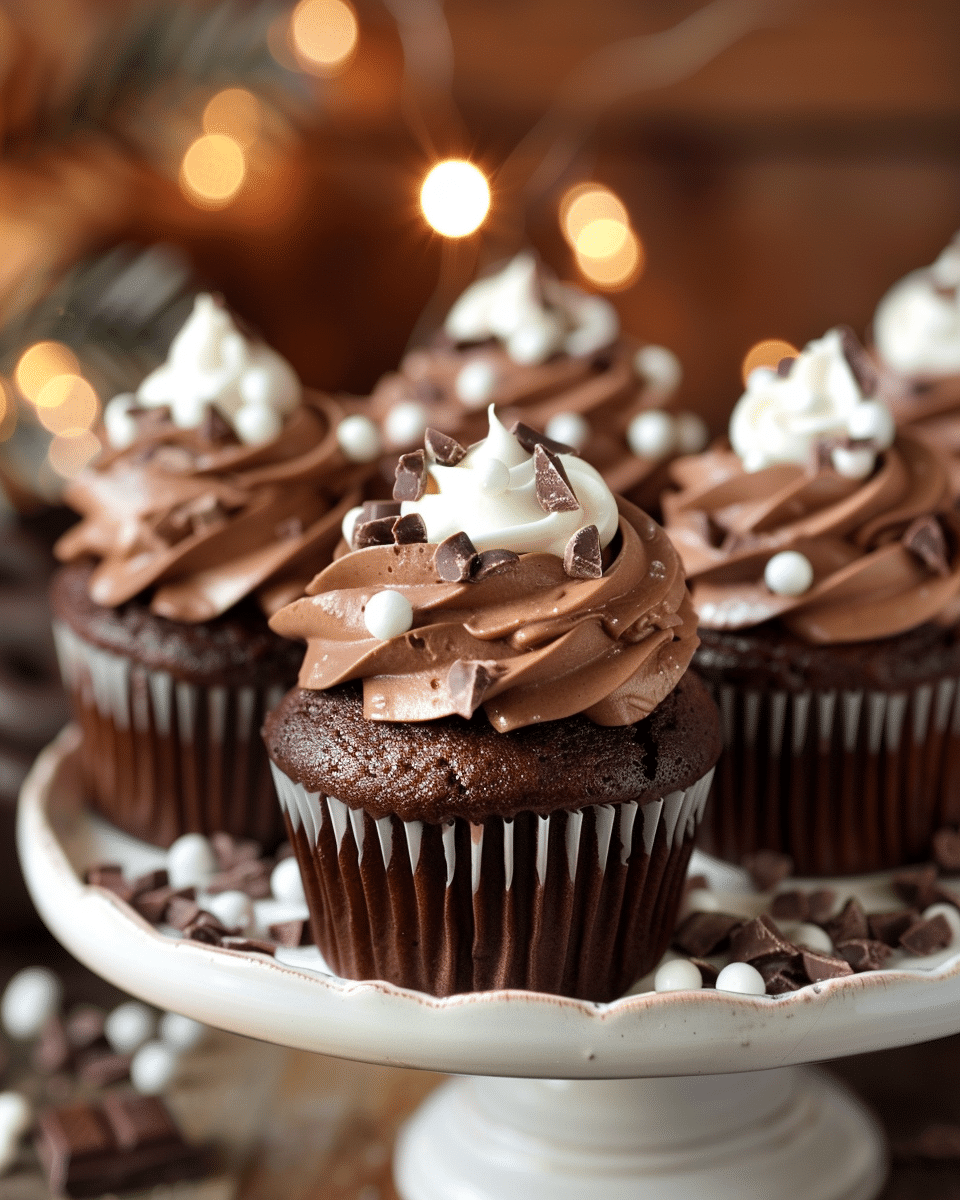 Hot Chocolate Cupcakes Recipe