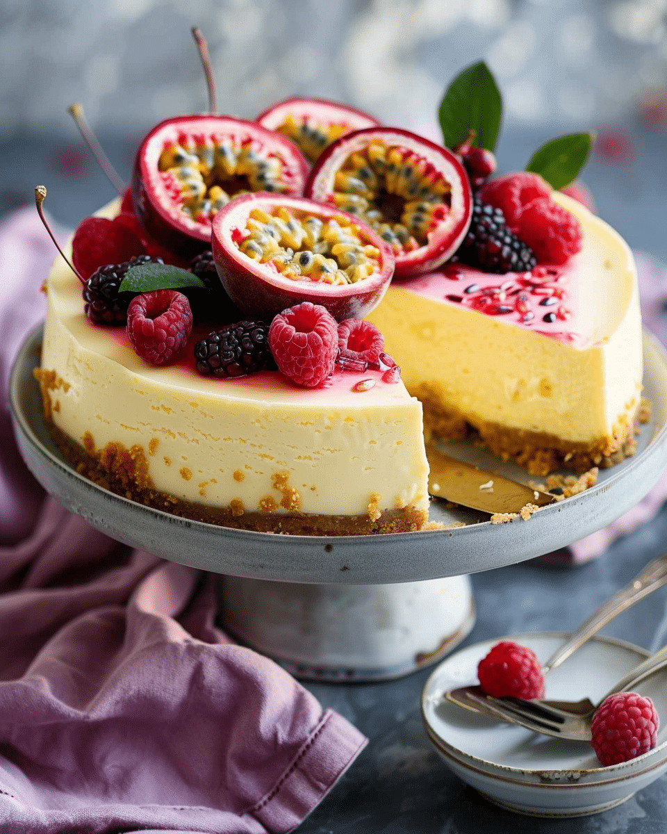 Passionfruit Cheesecake Recipe